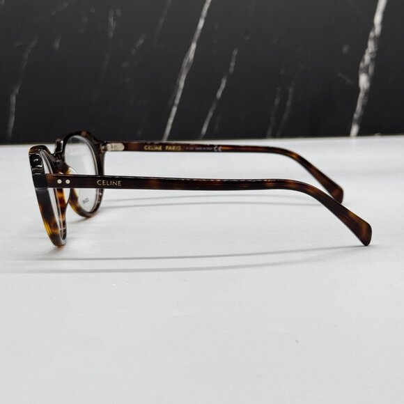 NEW CELINE CL50062I 052 ROUND HAVANA BROWN UNISEX EYEGLASSES CELINE - Picture 7 of 11